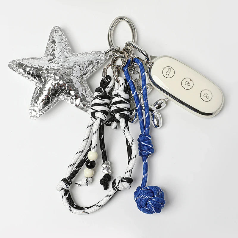 Leather Star Bag Charm