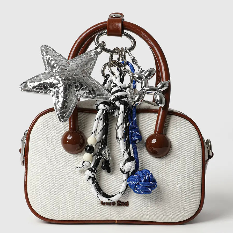 Leather Star Bag Charm