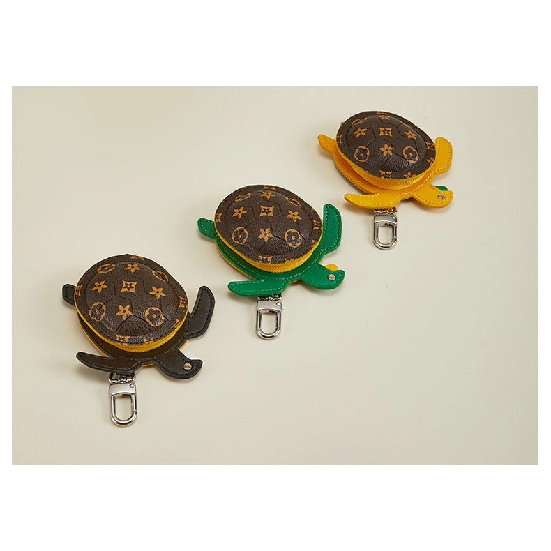 Leather Turtle Bag Charm