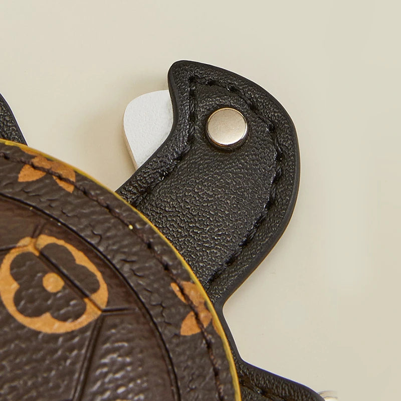 Leather Turtle Bag Charm