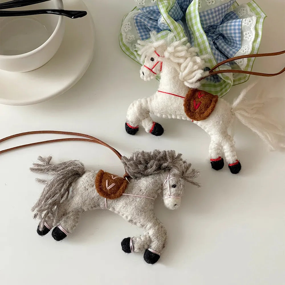 Little Pony Wool Felt Bag Charm