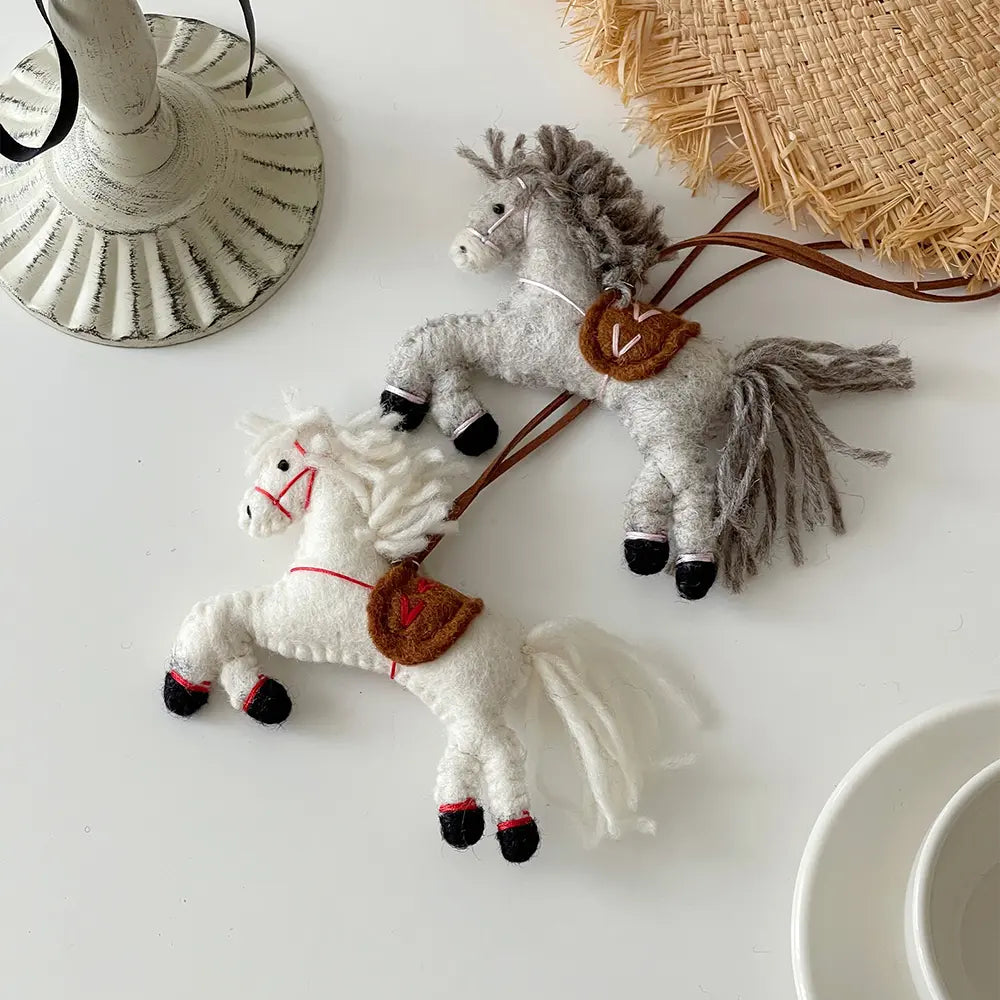 Little Pony Wool Felt Bag Charm