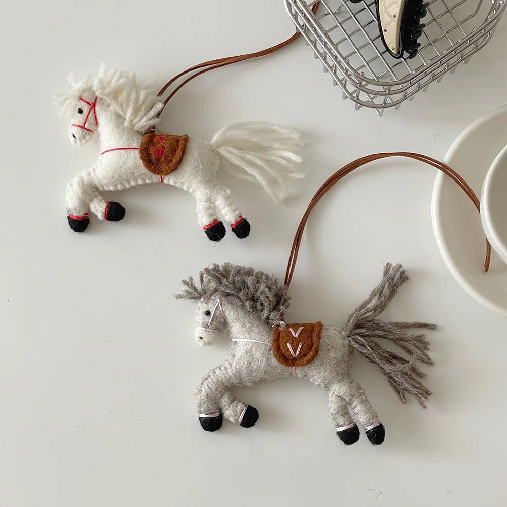 Little Pony Wool Felt Bag Charm