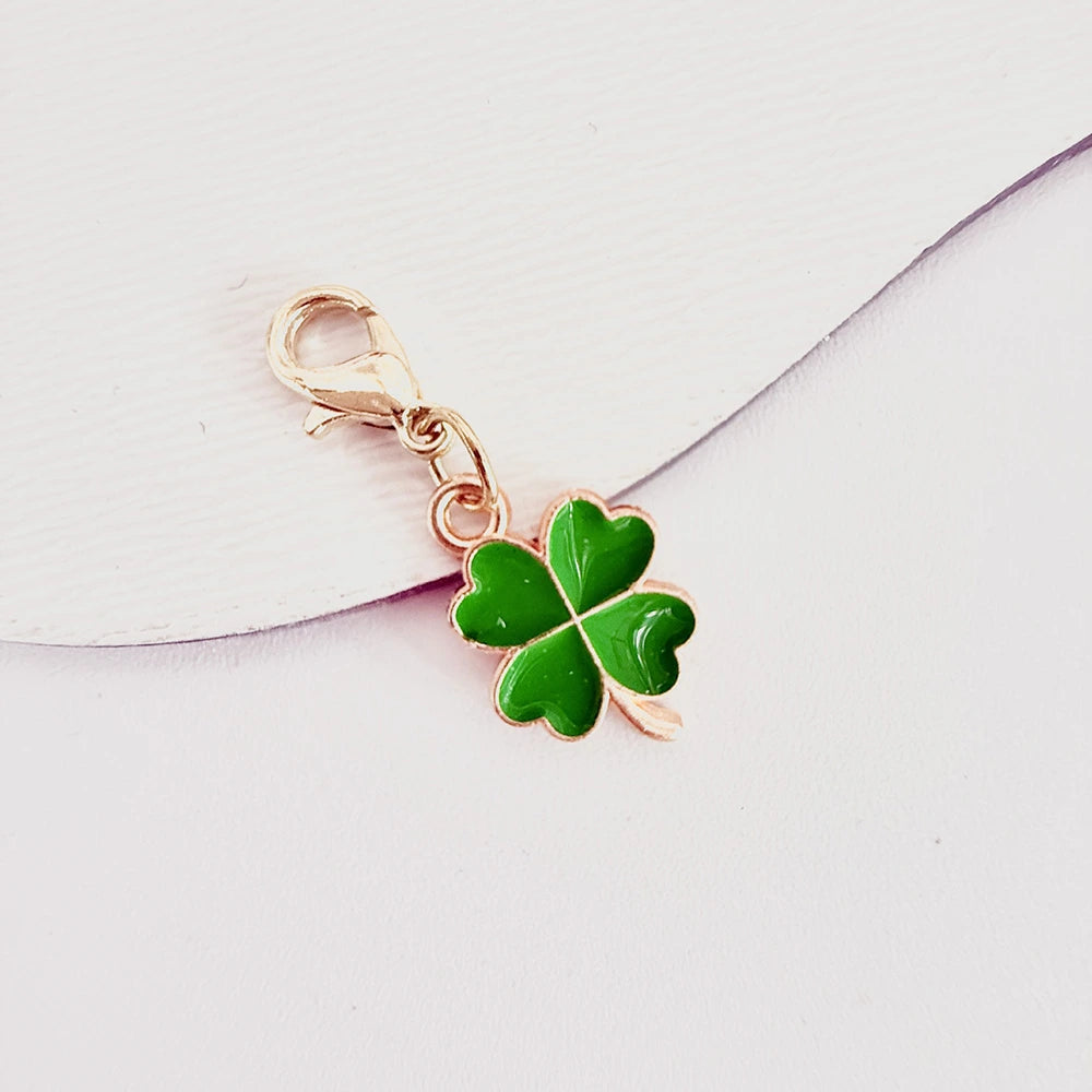 Lucky Four-Leaf Clover Keychain