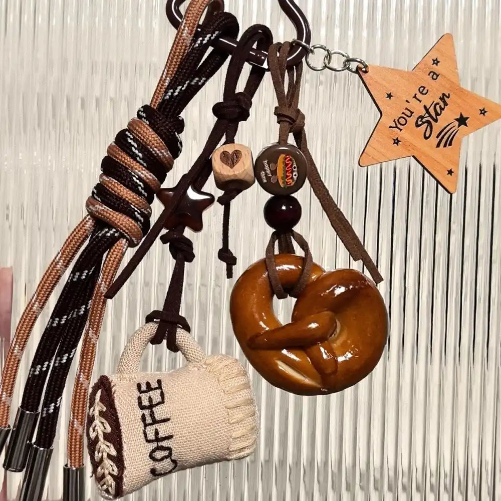 Maillard Pretzel Bag Charm