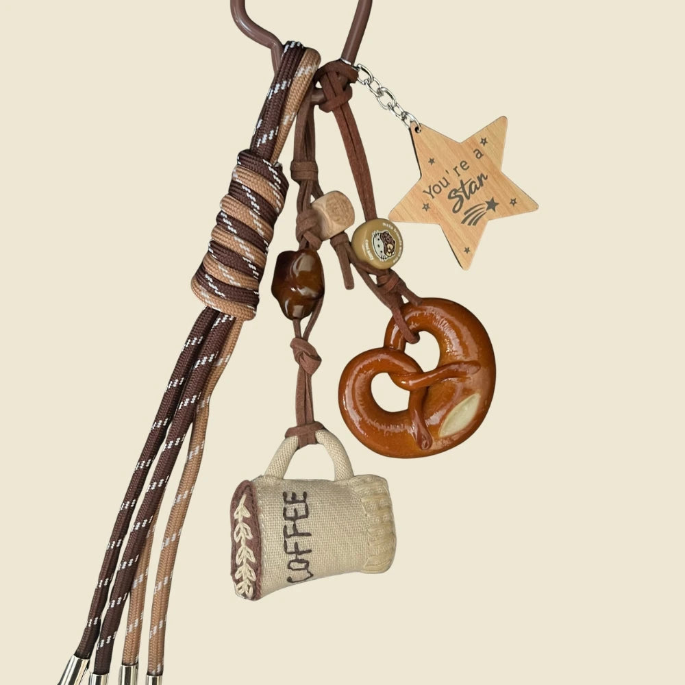 Maillard Pretzel Bag Charm