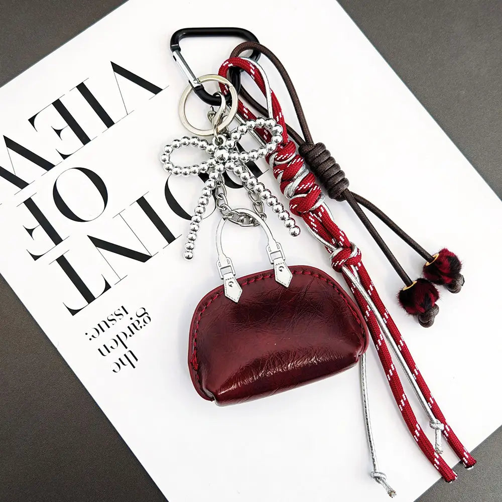 Metal Bow Bag Charm