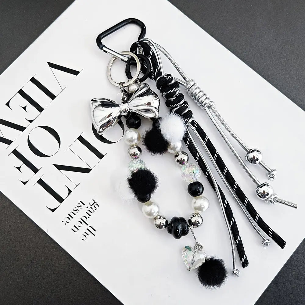 Metal Bow Bag Charm