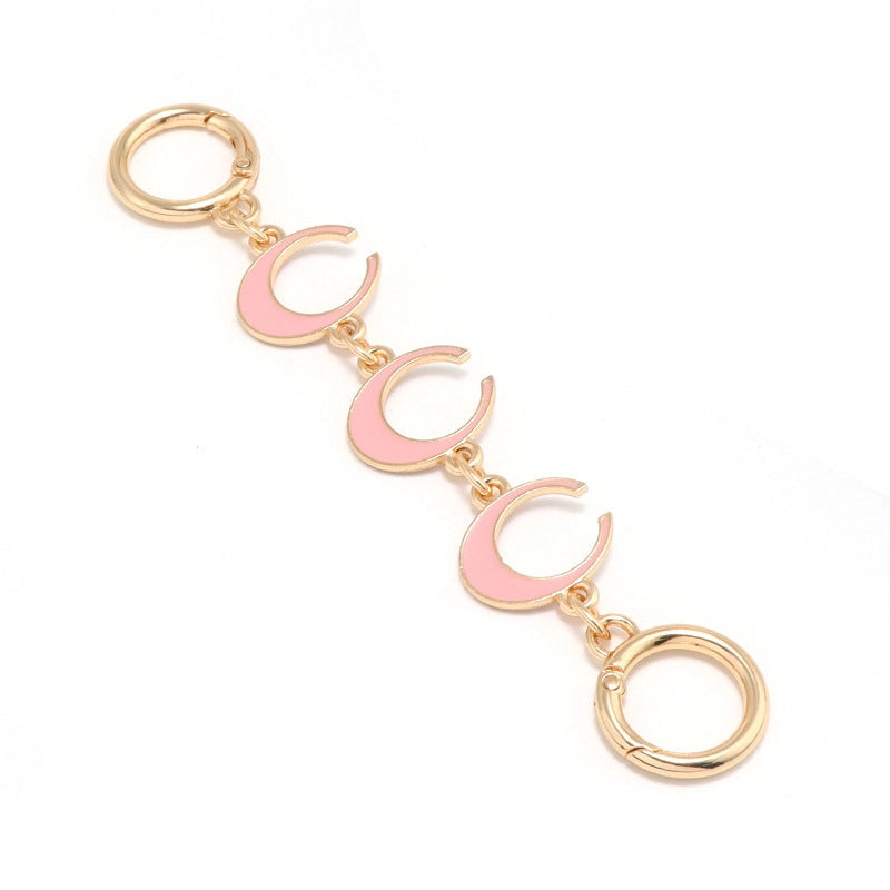 Moon Extension Chain Bag Charm