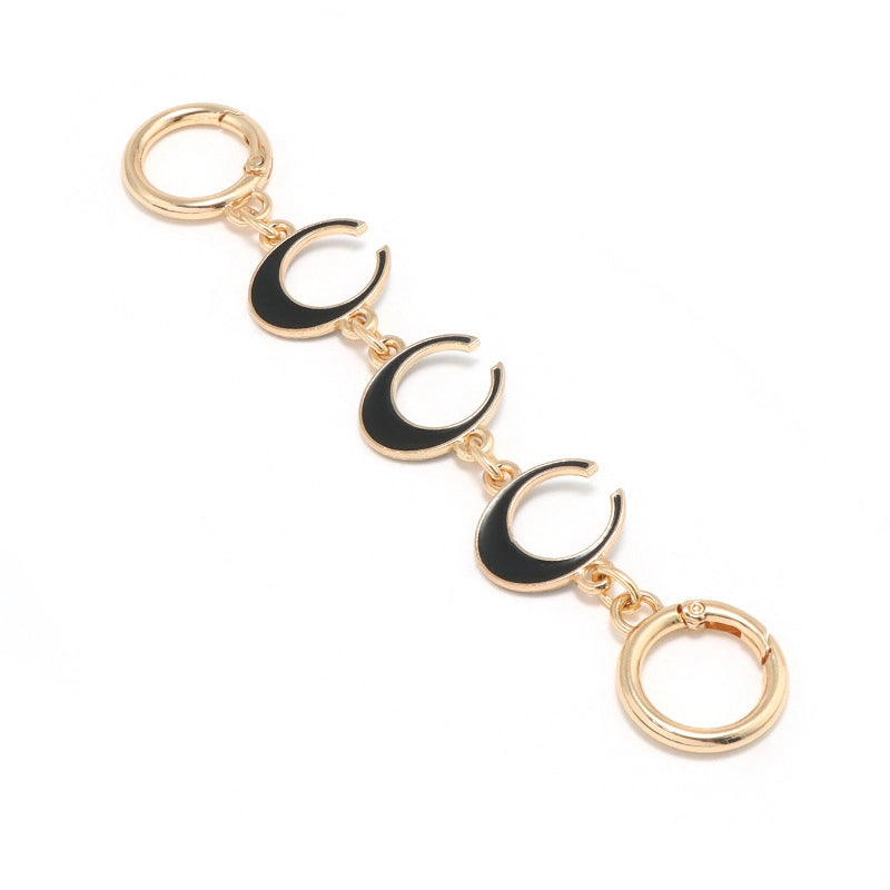 Moon Extension Chain Bag Charm