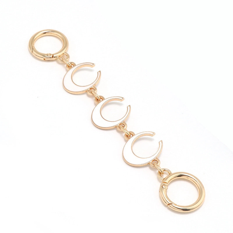 Moon Extension Chain Bag Charm