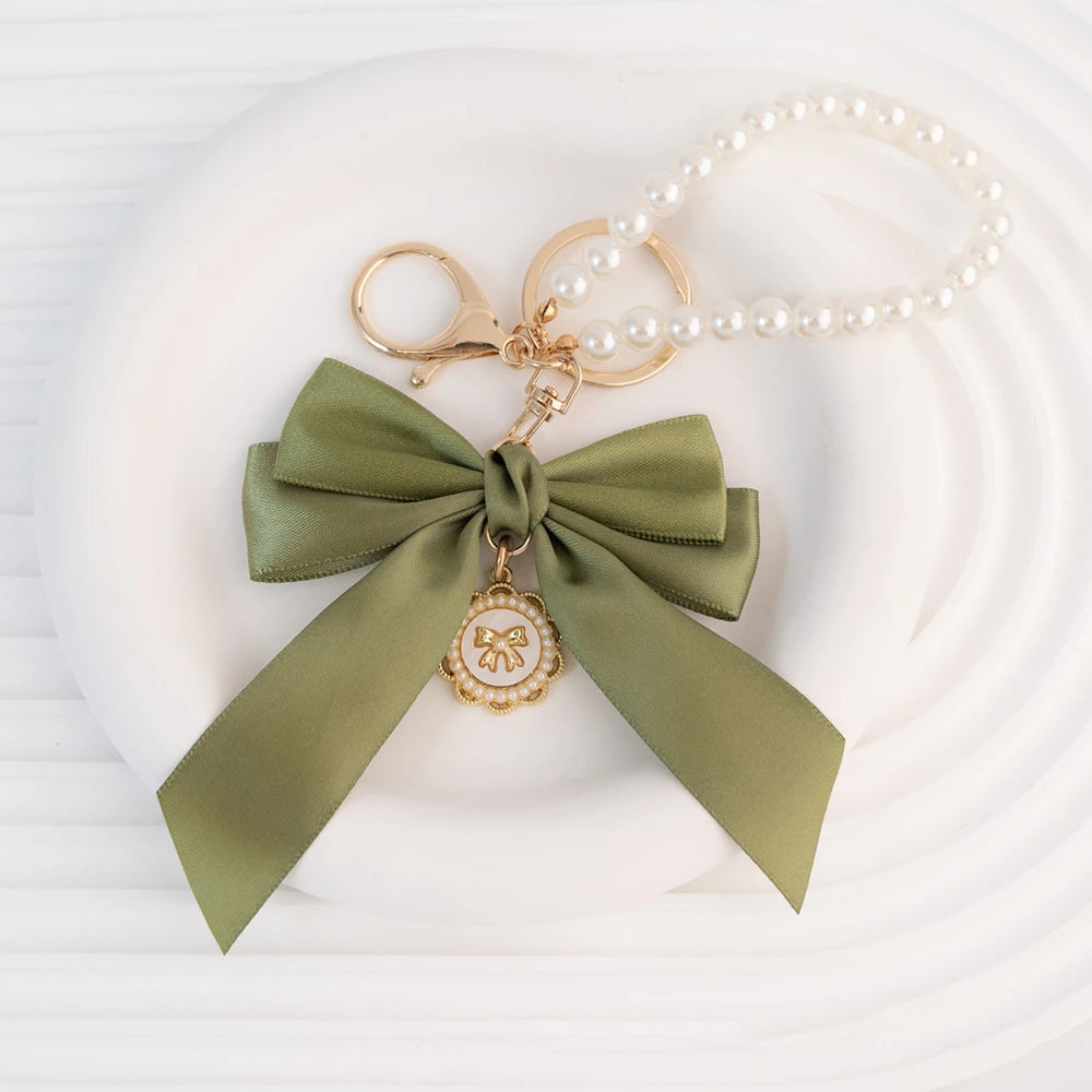 Multicolor Bow Bag Charm