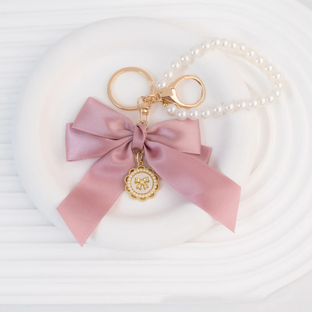 Multicolor Bow Bag Charm