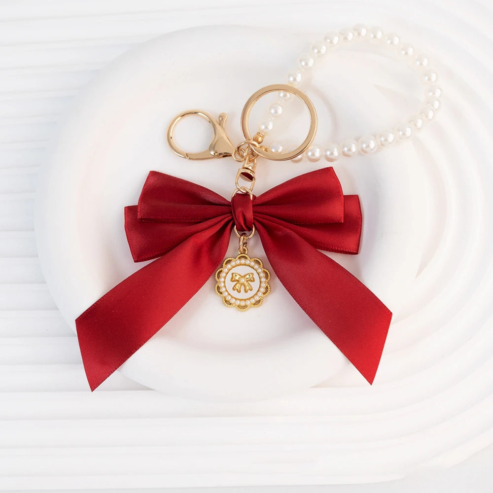 Multicolor Bow Bag Charm