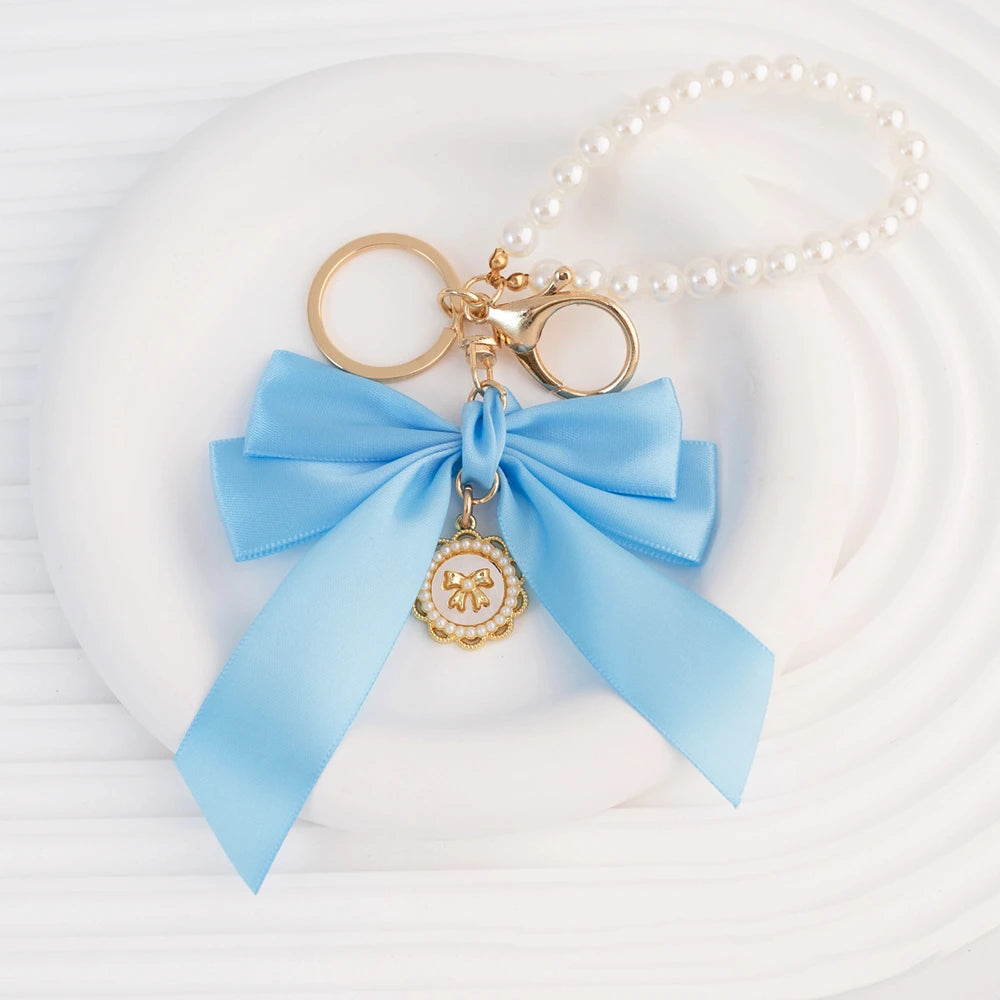 Multicolor Bow Bag Charm
