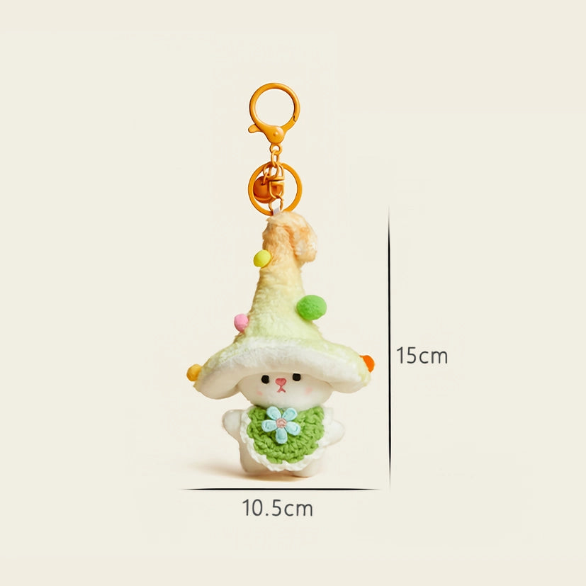 Mushroom Elf Bag Charm