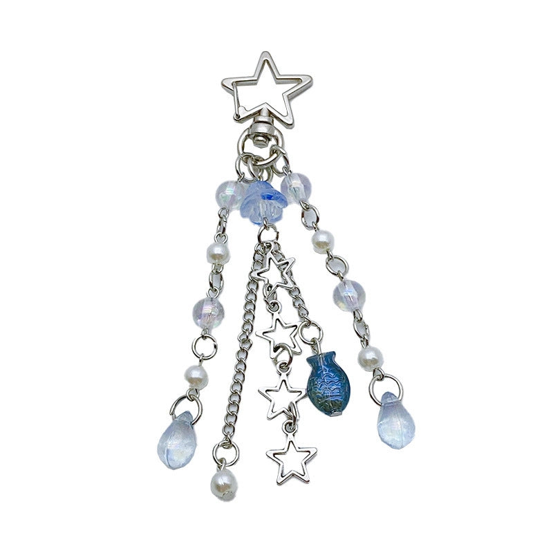 Ocean Style Beaded Bag Charm