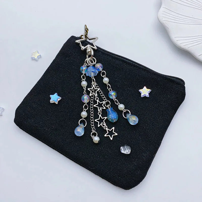 Ocean Style Beaded Bag Charm