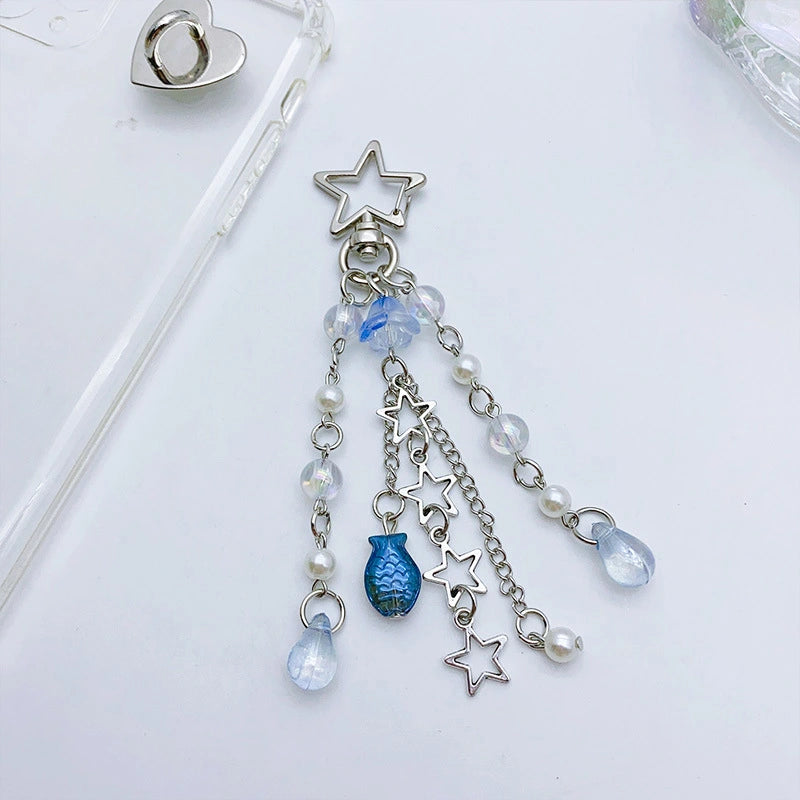 Ocean Style Beaded Bag Charm