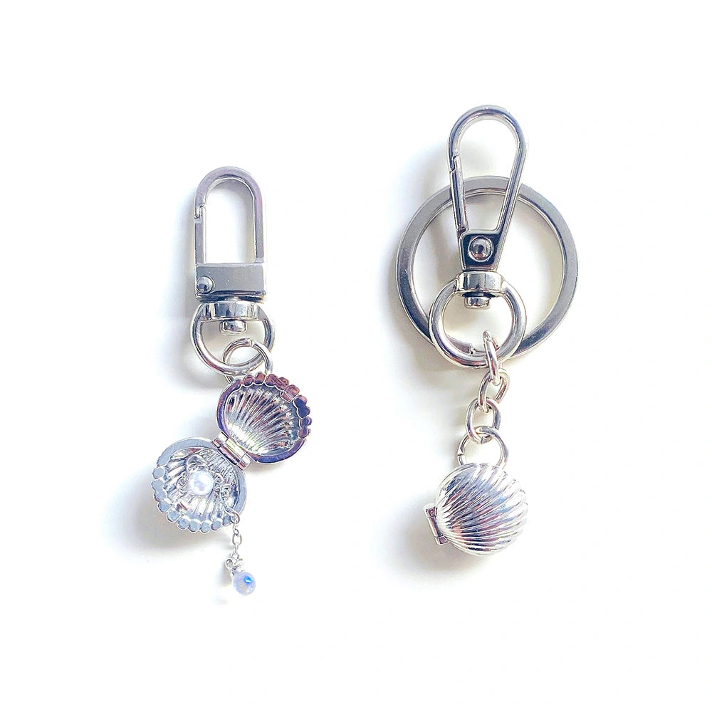 Openable Shell Pearl Bag Charm