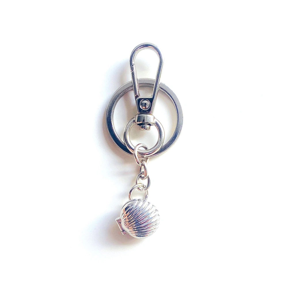 Openable Shell Pearl Bag Charm