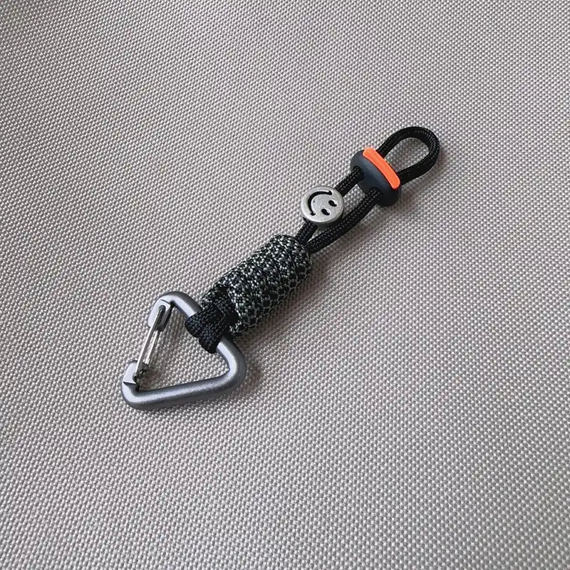 Paracord Woven Colorblock Bag Charm
