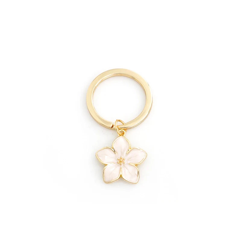 Pear Blossom Keyring Bag Charm