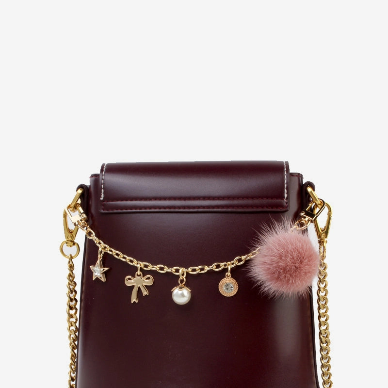 Pearl Chain Bag Charm