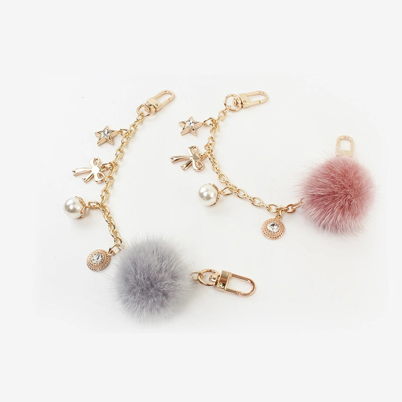 Pearl Chain Bag Charm