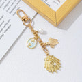 Pearl Shell and Starfish Bag Charm
