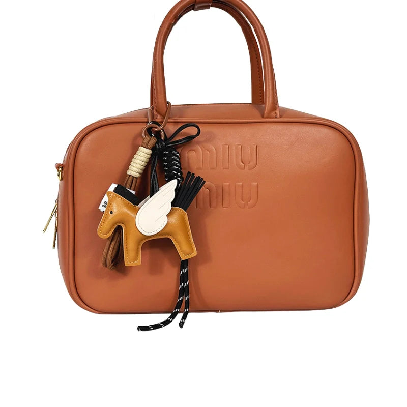 Leather Pegasus Bag Charm