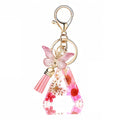 Pink Letter Tassel Bag Charm