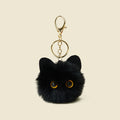 Plush Black Cat Bag Charm