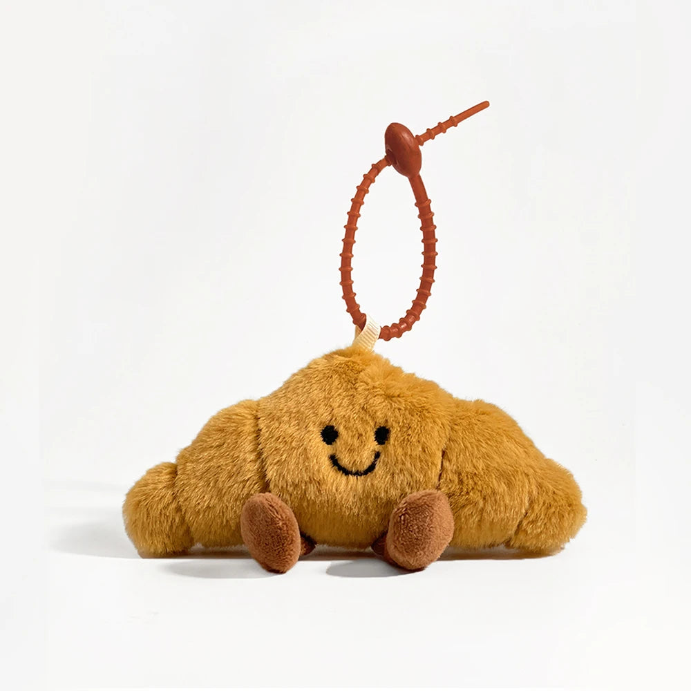 Plush Croissant Bag Charm