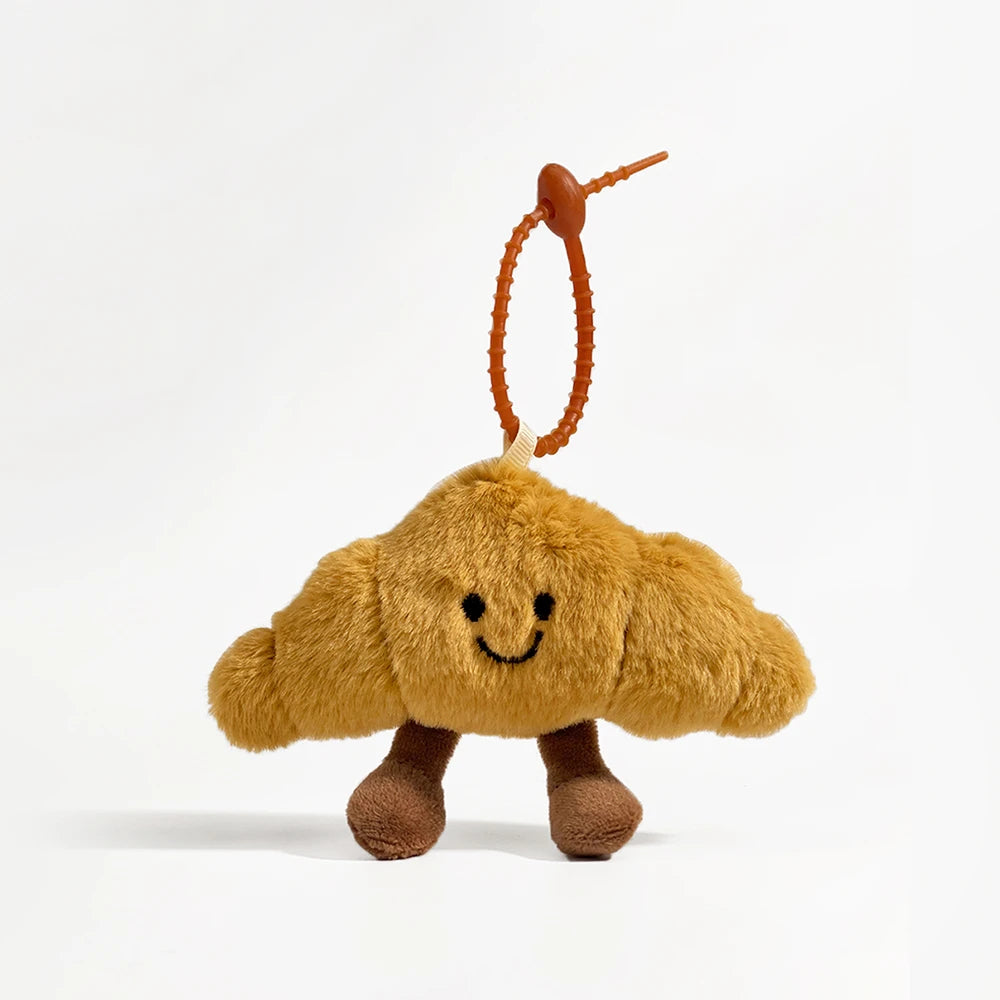 Plush Croissant Bag Charm
