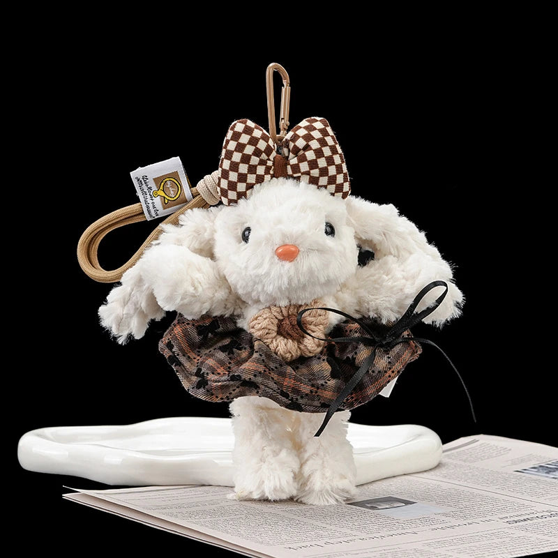 Plush Floppy-Eared Bunny Bag Charm