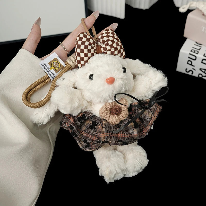 Plush Floppy-Eared Bunny Bag Charm