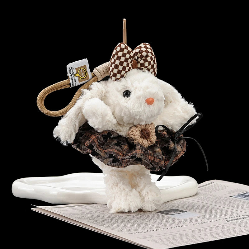 Plush Floppy-Eared Bunny Bag Charm