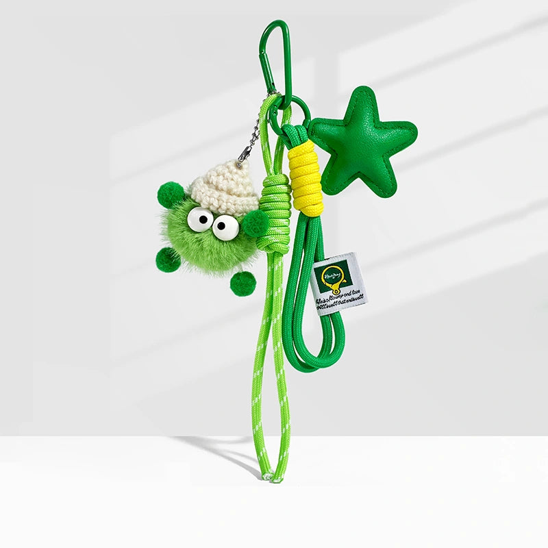 Plush Little Coal Bag Charm