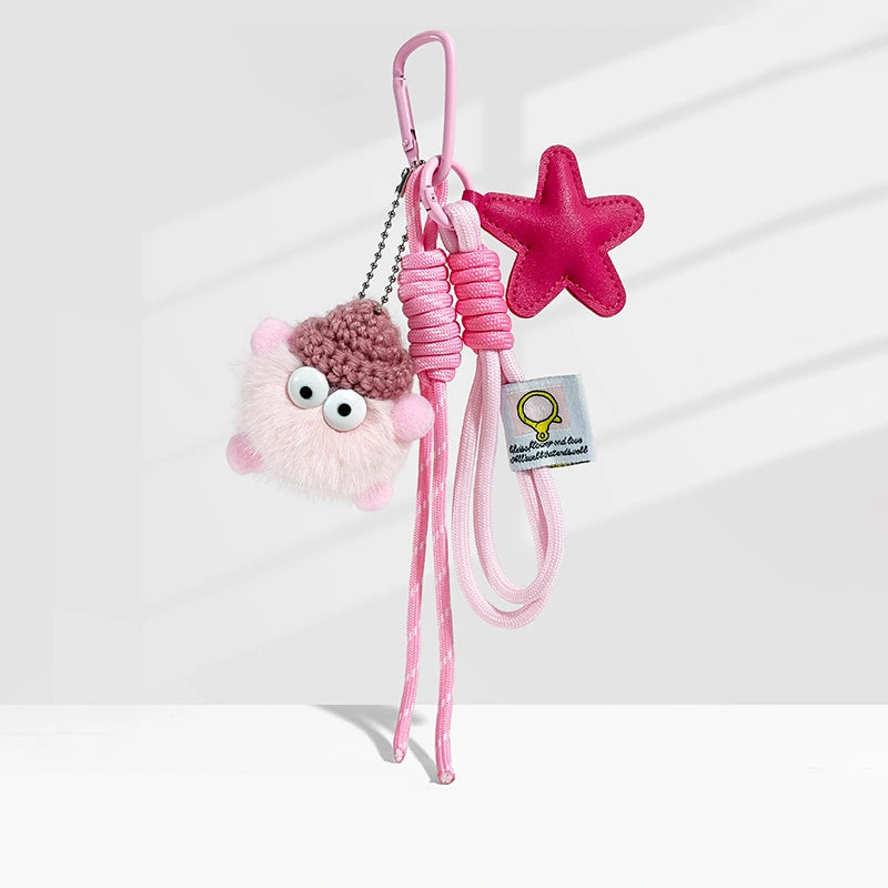 Plush Little Coal Bag Charm