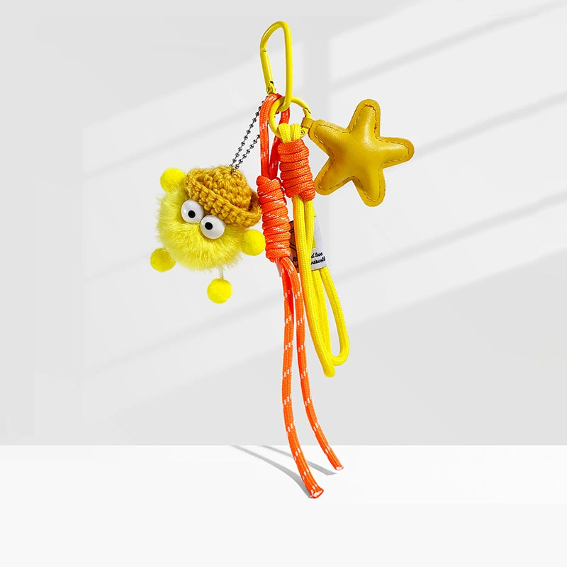 Plush Little Coal Bag Charm