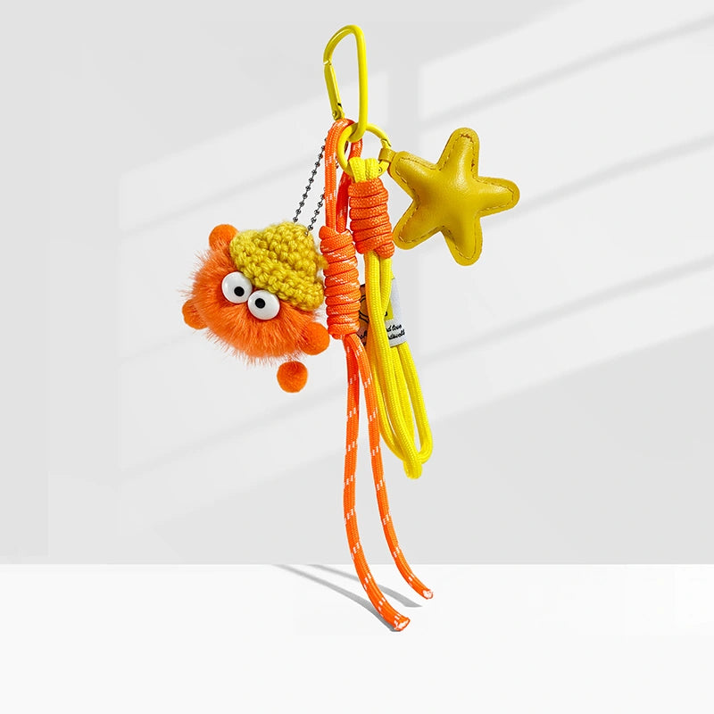 Plush Little Coal Bag Charm