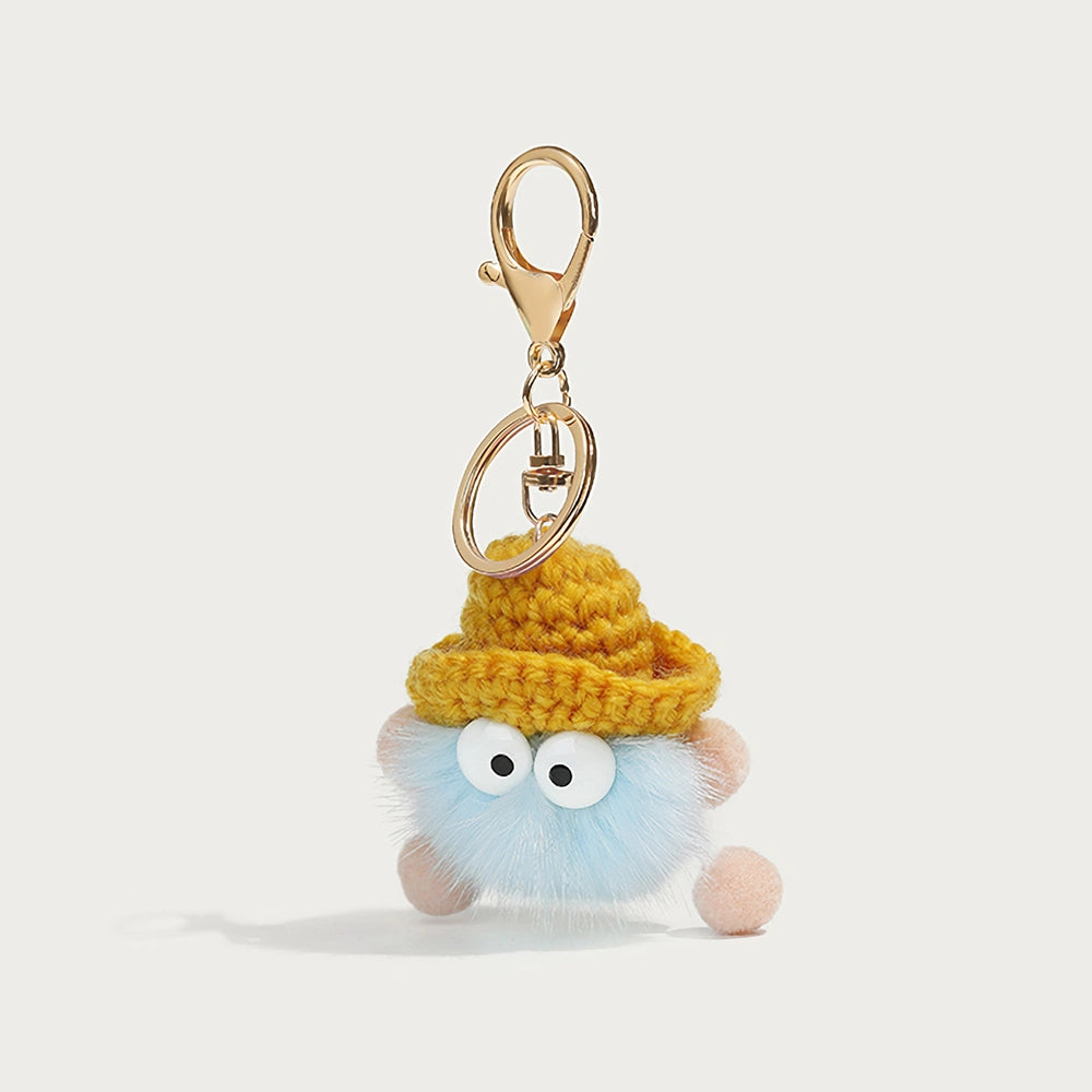 Plush Mini Coal Bag Charm
