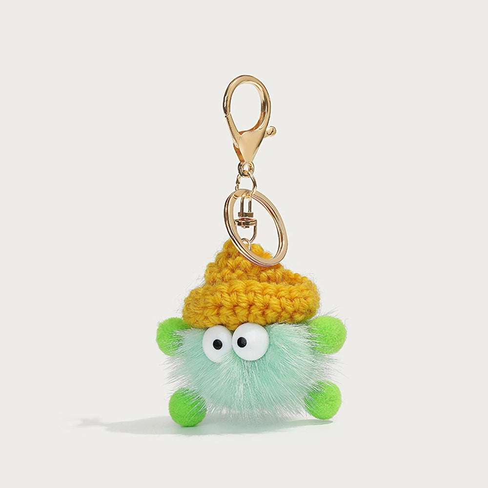 Plush Mini Coal Bag Charm