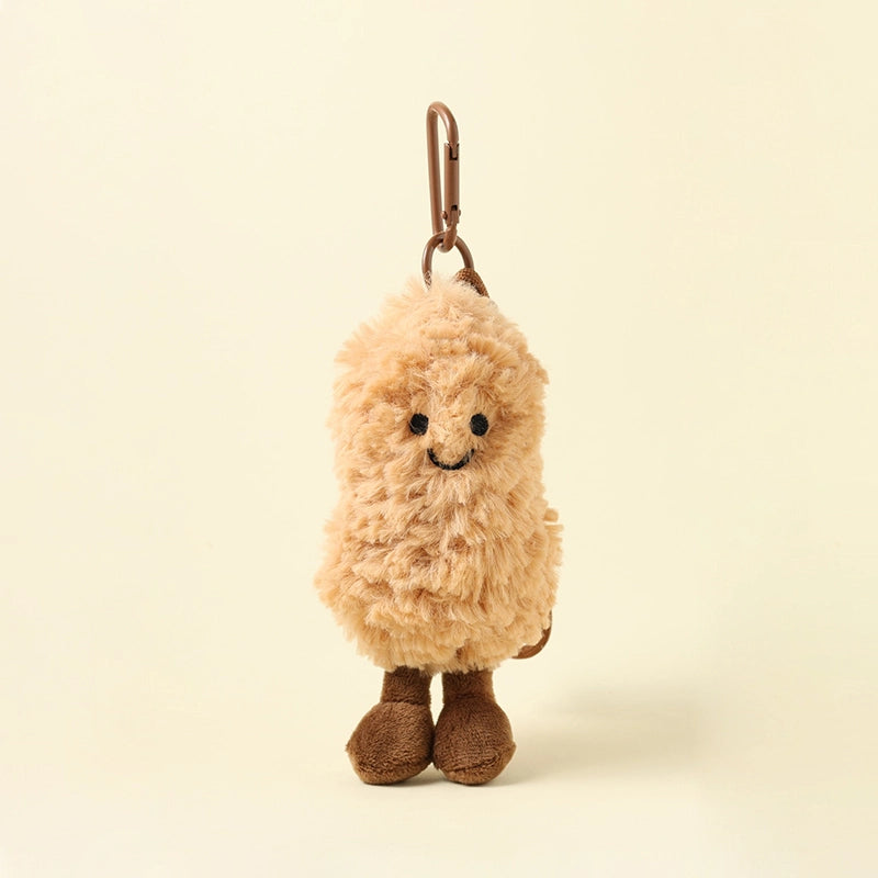 Plush Peanut Cherry Bag Charm
