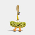 Plush Pickle Bag Charm