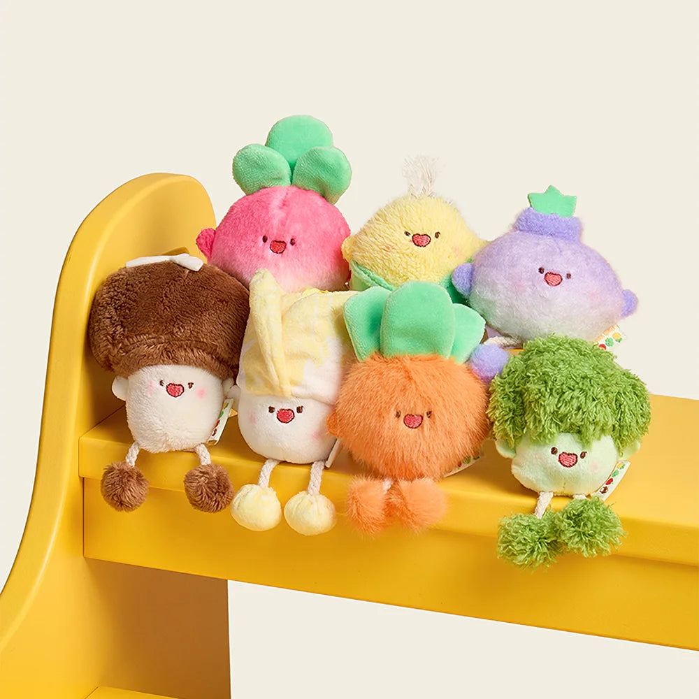 Plush Vegetable Bag Charm