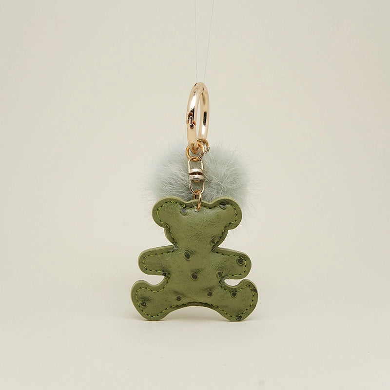 Pom Pom Bear Bag Charm