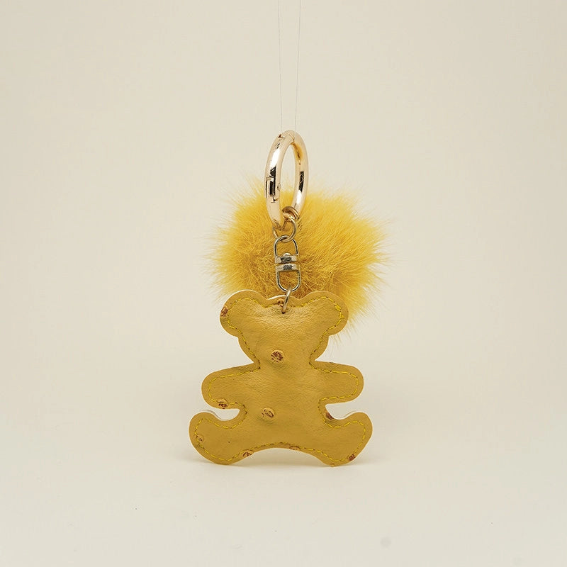 Pom Pom Bear Bag Charm