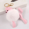 Poodle Pom-Pom Bag Charm